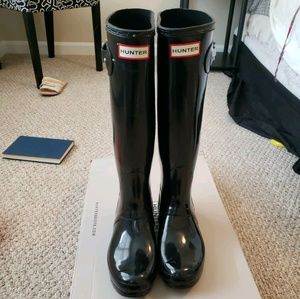 Tall Hunter Rain Boots - Worn Once